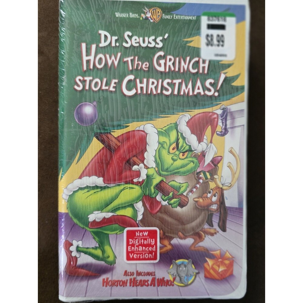 Warner Bros. Dr. Seuss' How the Grinch Stole Christmas! VHS Digitally Enhanced